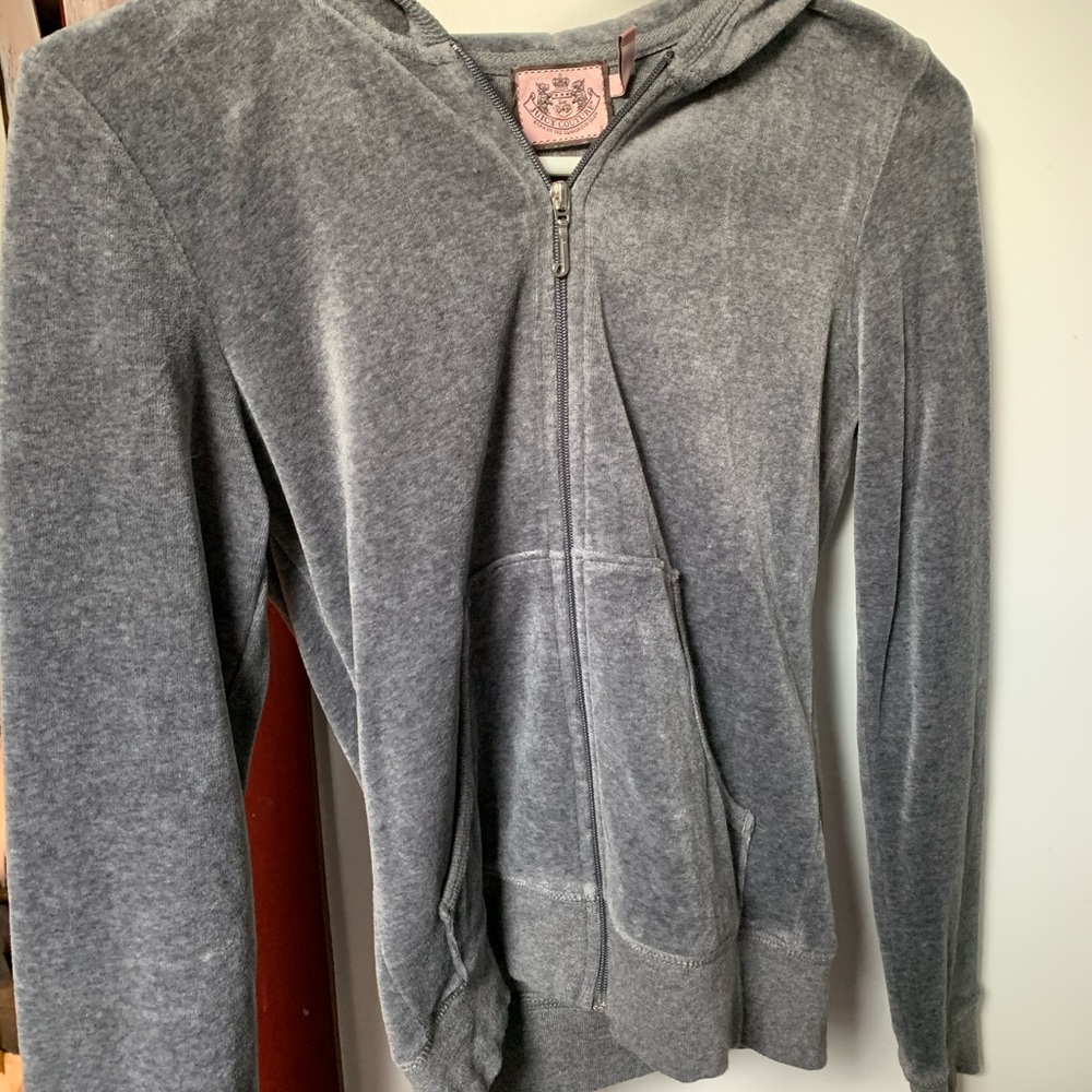 Gray Juicy Couture Hoodie with Zipper